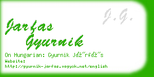 jarfas gyurnik business card